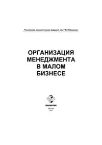 Организация менеджмента в малом бизнесе