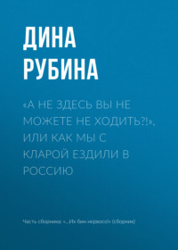 «А не здесь вы не можете не ходить?!», или Как мы с Кларой ездили в Россию