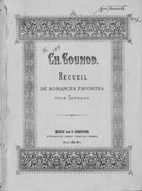 Recuell de romances favorites pour Sopran (tenor) et piano
