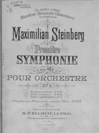 Premiere symphonie en pour orchestre