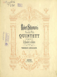 Quintett fur Pianoforte zu 4 Handen