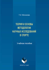 История и основы методологии научных исследований в спорте