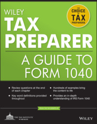Wiley Tax Preparer. A Guide to Form 1040