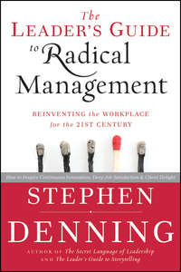 The Leader's Guide to Radical Management. Reinventing the Workplace for the 21st Century