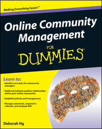 Online Community Management For Dummies