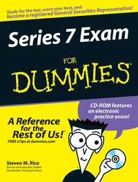 Series 7 Exam For Dummies