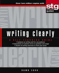 Writing Clearly. A Self-Teaching Guide