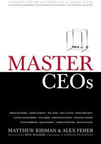 Master CEOs. Insights from Australia&apos;s Leading CEOs