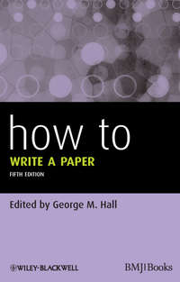 How To Write a Paper