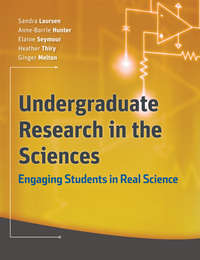 Undergraduate Research in the Sciences. Engaging Students in Real Science