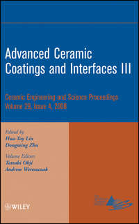 Advanced Ceramic Coatings and Interfaces III