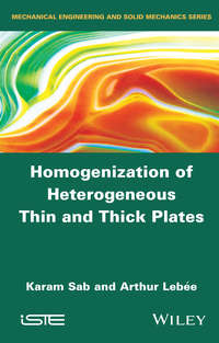 Homogenization of Heterogeneous Thin and Thick Plates