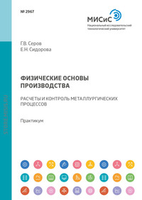 Физические основы производства. Расчеты и контроль металлургических процессов. Практикум