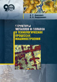 Структуры металлов и сплавов в технологических процессах машиностроения