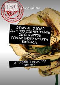 Стартап с нуля до 1 000 000 чистыми: 20 секретов прибыльного старта бизнеса. Успей занять место под солнцем!