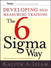 Developing and Measuring Training the Six Sigma Way