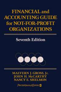 Financial and Accounting Guide for Not-for-Profit Organizations