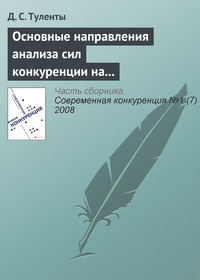 Основные направления анализа сил конкуренции на страховом рынке