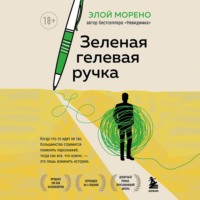 Зеленая гелевая ручка