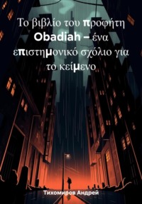 Το βιβλίο του προφήτη Obadiah – ένα επιστημονικό σχόλιο για το κείμενο