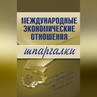 Международные экономические отношения