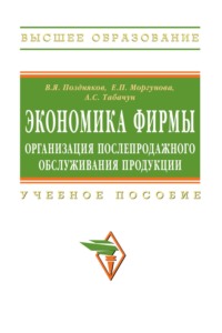 Экономика фирмы: организация послепродажного обслуживания продукции